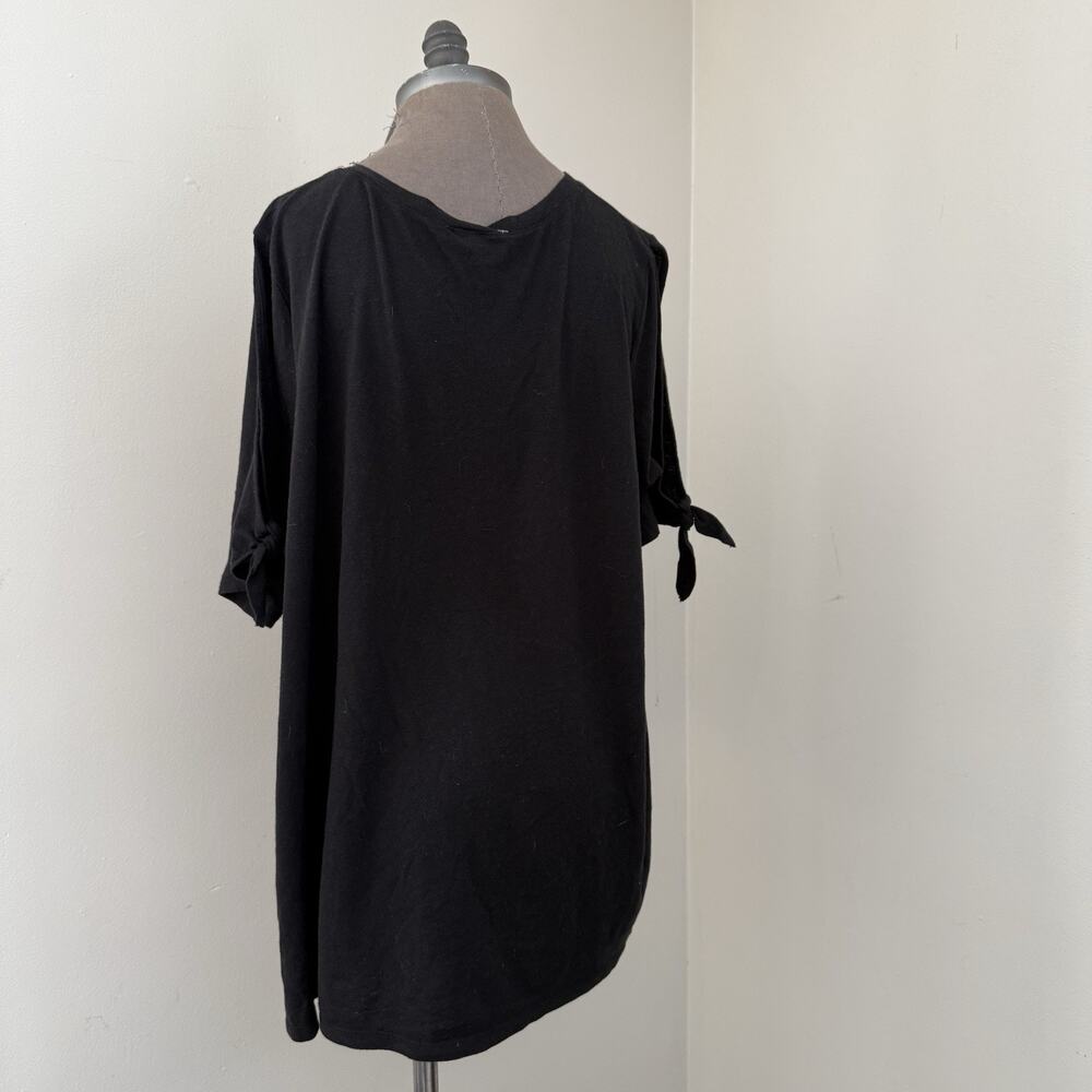 Torrid Blouse Cold Shoulder Top Boho Size 4XL Moon Tee - Picture 5 of 6